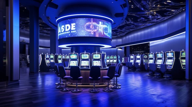 Baccarat betting layout Baccarat table interface showing Player and Banker betting positions